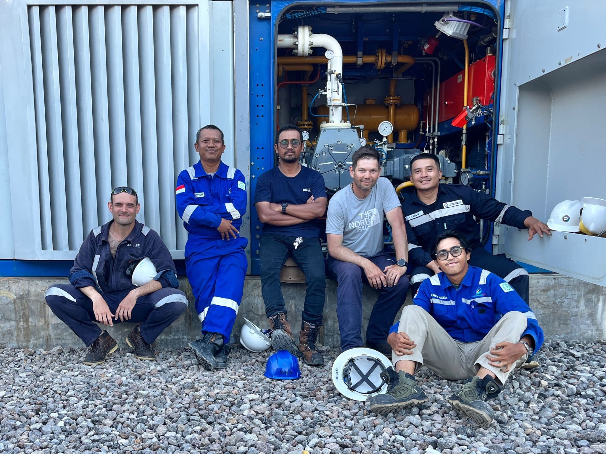 Penta Energi team on site